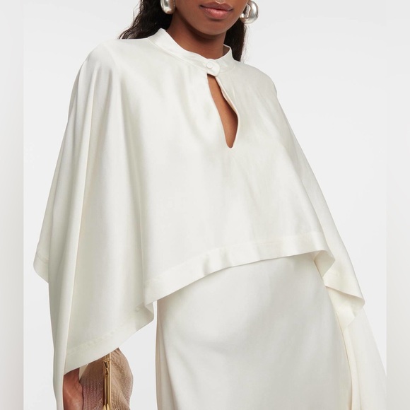 NWT Simkhai Amory Gown Bridal Wedding Formal Preppy Monochrome Chic Ivory Sz 4 - Picture 3 of 16